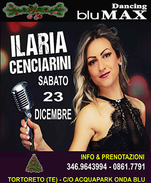ILARIA CENCIARINI FINALMENTE AL BLU MAX!